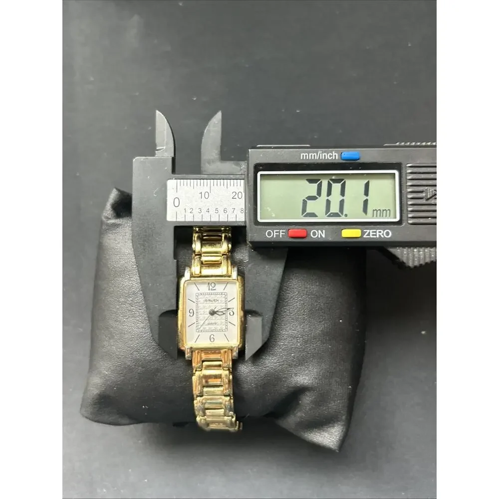 Gruen Gold Tone White Dial Women’s Quartz Watch